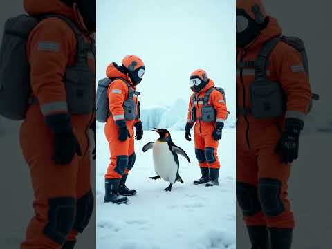 Penguin Rescues Injured Deer | A Touching Act of Arctic Kindness #PenguinHero #DeerRescue