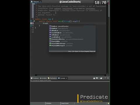 0042 Functional Programming: Predicates #java #softwareengineer #programming #functionalprogramming