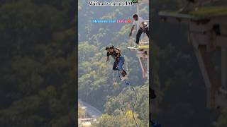 Couple Bungee jump #couple #bungeejumping #bungee #bungeejump #trending #shorts #viralshorts #fan