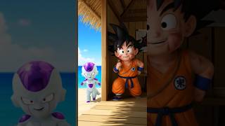 Dragon Ball Story : Frieza Blew Up Goku’s Plane… So Goku Gave Him a Cockroach Costume! 🛩️#dragonball
