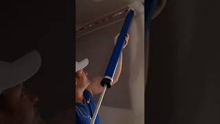Pushing out cornice cement from tube method #homeservicesbusiness