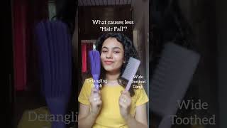 Hair brush VS Wide tooth comb