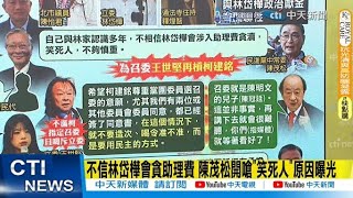 【每日必看】不信林岱樺會貪助理費 陳茂松開嗆"笑死人"原因曝光 | 林岱樺涉貪案二度搜索通法寺 住持釋煌智凌晨聲押 20250227