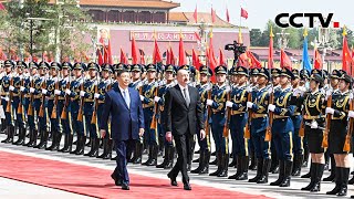 习近平同阿塞拜疆总统会谈：两国建立全面战略伙伴关系 | CCTV