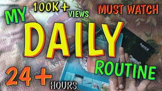 Daily Routine of Toppers 24 hours study *Education NEET*  @Ary Bits