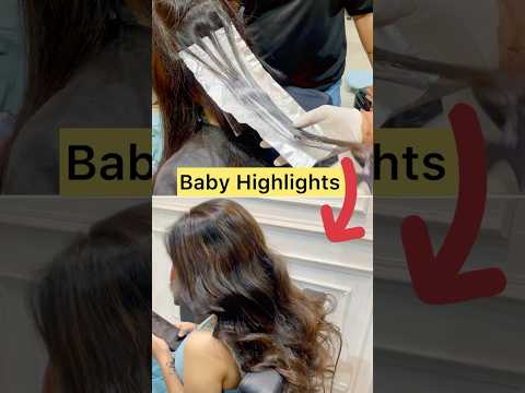 How to easily get Baby Highlights #shorts #babyhighlights #highlights
