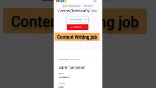 Content Writing job Any degree ,Any batch ,#freshersjobs #offcampushiring2022 #latestjob