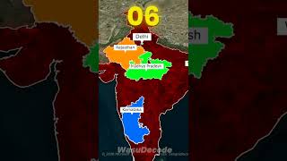 Top 10 Indian States by GDP Contribution in 2025 #shorts