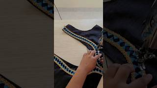 Lace work blouse design cutting and stitching #shorts #shortsvideo #rohinifashion