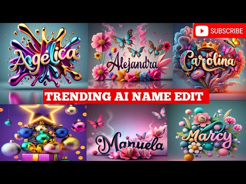 How to create the trending AI name edit/ Ideogram AI