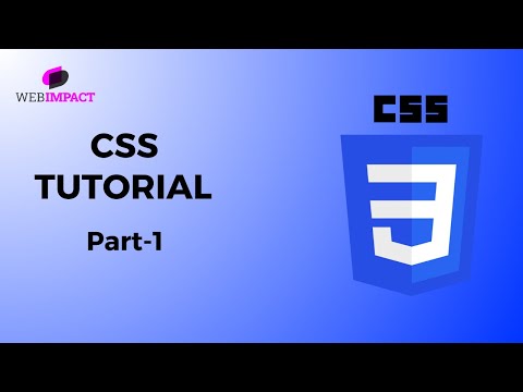 CSS Tutorial : Part 1 #css #coding