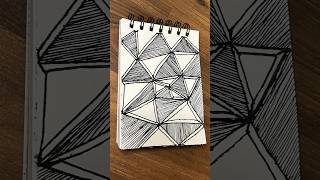 Abstract Zentangle Art |#ZentangleArt #ArtTherapy #doodle #zendoodle #shorts #ytshorts