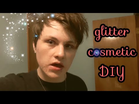 DIY Glitter Makeup