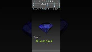 One Sketch, One Diamond - SolidWorks Modeling Magic #shorts