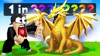 I Got The RAREST Dragon in Roblox Weapons RNG