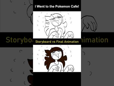 Storyboard vs Animation: The Pokemon Cafe! (shot 8)