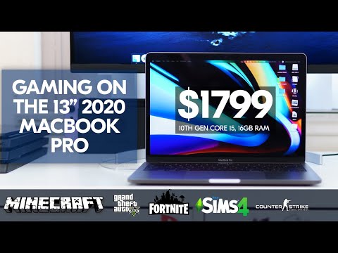 Gaming on the 13" 2020 Macbook Pro (GTA, Minecraft, Fortnite, CS:GO and More!)