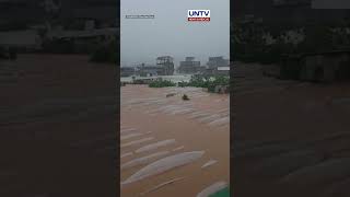 Strawberry Farm sa Benguet, binaha dahil sa malakas na buhos ng ulan dulot ng Bagyong Emong