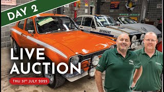 LIVE CLASSIC CAR AUCTION | 900 Lots! | Mathewsons July Auction Day 2
