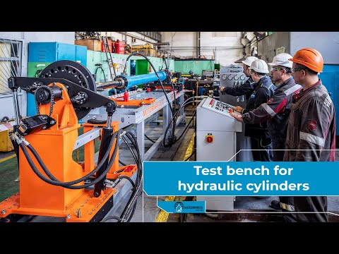 Test bench for hydraulic cylinders with a 500 bar hydraulic power unit | Motorimpex Group