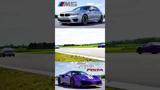 BMW VS Ferrari - M5 VS 488 #shorts #bmw #ferrari #m5 #488