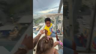 Our newborn daughters first ride #shorts