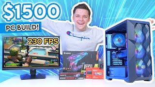 $1500 Gaming PC Build 2021/22! [Full Build Guide w/ Benchmarks! ft. RTX 3060 & Ryzen 5600X]