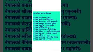 Nepal ko bhugol #generalknowledgequiz #gk
