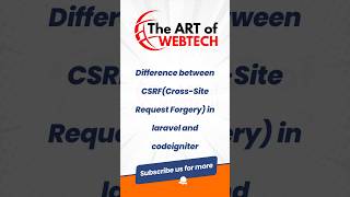 #csrf in #laravel and #codeigniter