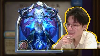 【神棍老师】体验钻石寒冬女王皮肤 自创新卡元素法太强了！体验测试火光之龙《下饭系列》#炉石传说#爐石戰記#hearthstone