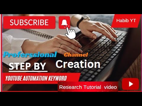 YouTube Automation keyword research tutorial | Professional channel creation By Habib YT