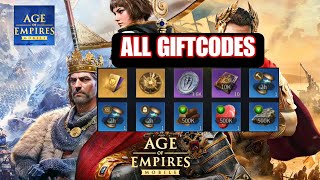 Age of Empires Mobile Global & All 3 Giftcodes | 3 Free Codes Age of Empires Mobile - How to Redeem