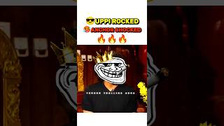 😎Uppi Rocked 🤟🏻Anchor Shocked🥵#uppiboss #ui #upendra #kannadatrolls #trending #shorts