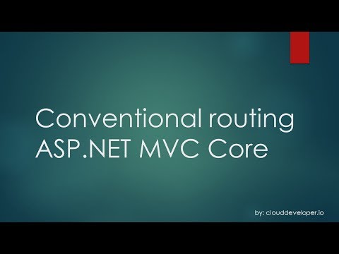 0008 - Howto guide to conventional routing in ASP.NET MVC Core