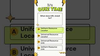 What does URL stand for? #URLFullForm #InternetTerminology #WebBasics #TechEssentials #WebNavigation