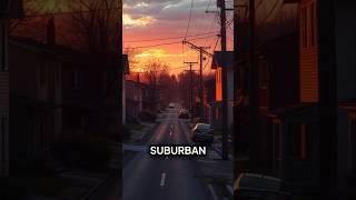Sunlit Suburban Liminalcore = soft stillness in glowing neighborhoods. #Liminalcore #Dreamcore