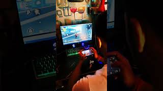 Free Fire Max Screen Mirroring iphone 14|| PC X Free Fire Max|| #shorts #viral