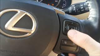 Lexus NX200T Oil Light Maintance Light Reset