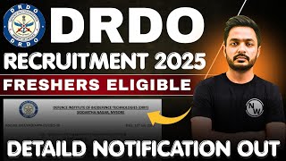 DRDO RECRUITMENT 2025 | FRESHERS | JOB VACANCY 2025 | LATEST JOBS | DRDO VACANCY 2025 | DRDO JOBS