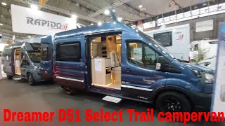 Dreamer D51 Select Trail - Ford based camper, lots of storage inside, high roof