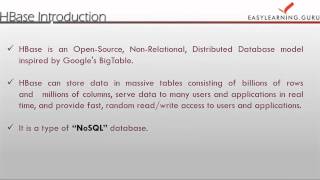 Apache HBASE | What is Apache HBase?