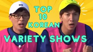 10 KOREAN Variety Shows - Featuring your favorite #kdrama & #kpop celeb!