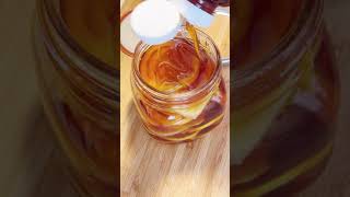 蜂蜜檸檬薑茶 | 秋冬必備 |預防流感| 增強免疫力 | Homemade Honey Lemon Ginger Tea | Natural Cold & Flu Remedy | #shorts