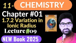 Variation in Ionic Radius | Class 11 Chemistry ch #01| New Book PTB 2025