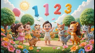 Counting Fun with Animals | Learn Numbers 1 to 10 | Engaging Kids Counting Song