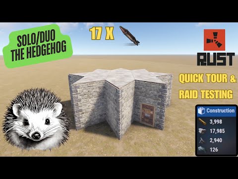 🔥 Rust  - Best Solo/Duo Base: The Hedgehog 🦔
