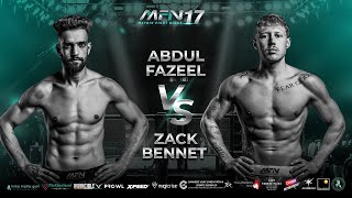 Abdul Fazeel Vs Zack Bennet | Matrix Fight Night 17
