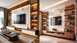 Trendy TV wall Unit Design for 2025 living room Decor Ideas | Home Decor | Home interior trends