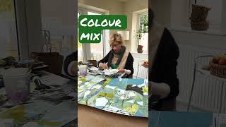 COLOUR MIX #artproject #artdemo #artprocess