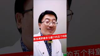 美国医生离职最多与最少的科室